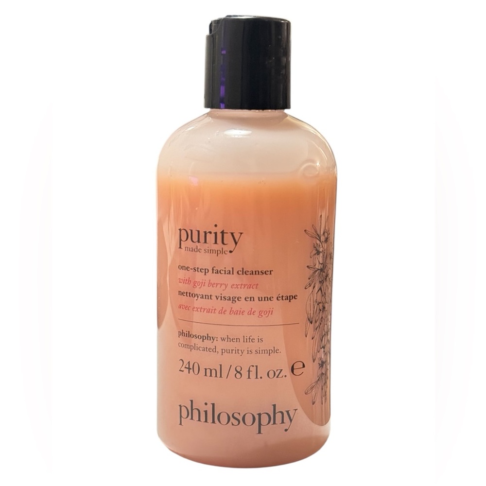 Philosophy Purity One Step Facial Cleanser w/ Goji Berry Extract 8oz Sealed NEW